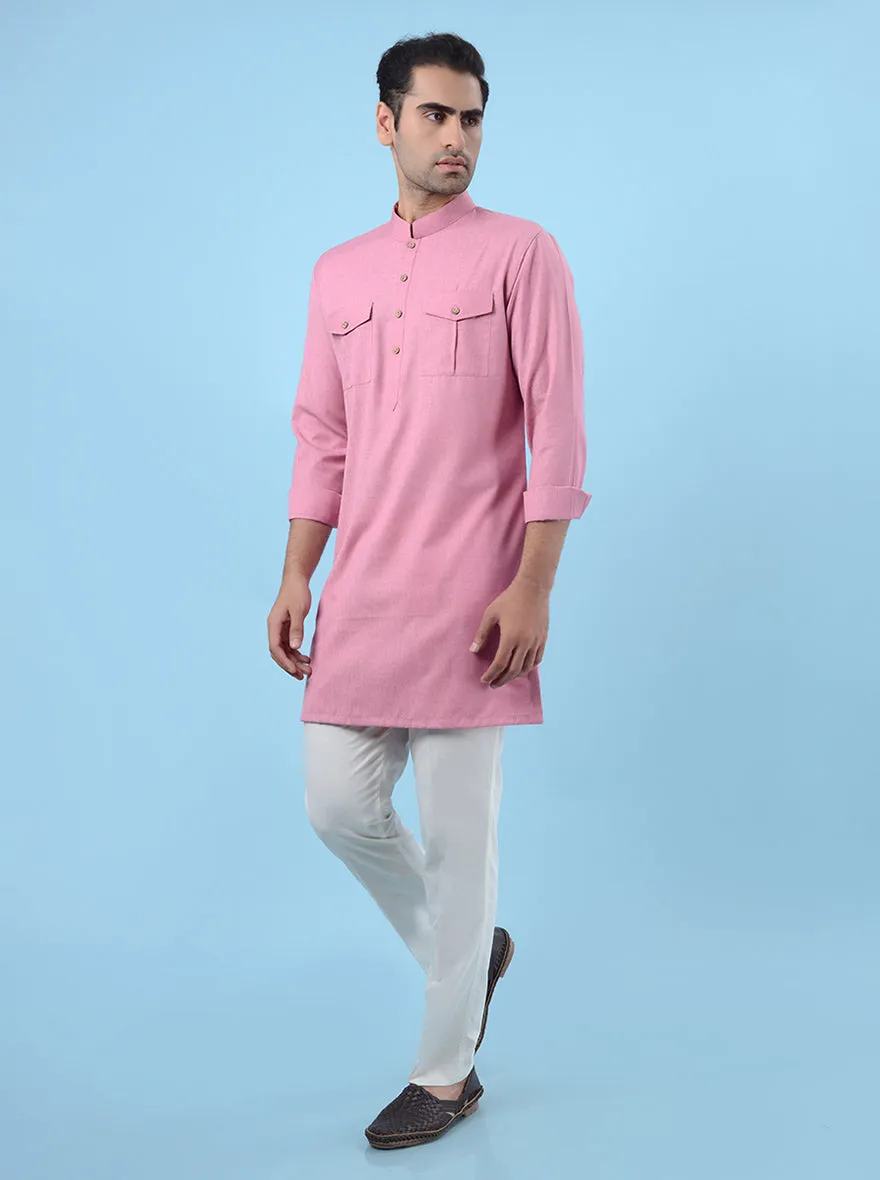 Pink  Kurta Pajama | Azania