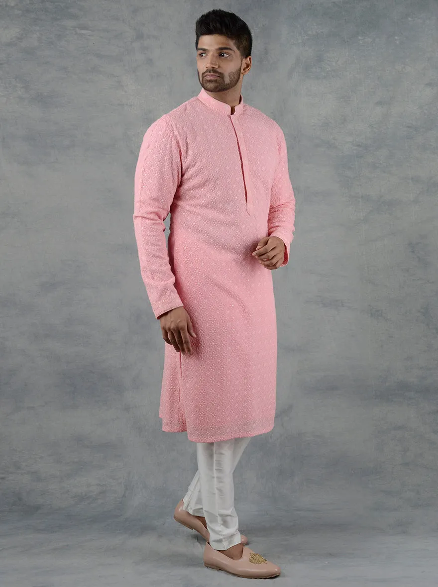 Pink Kurta Set | Siddhesh Chauhan