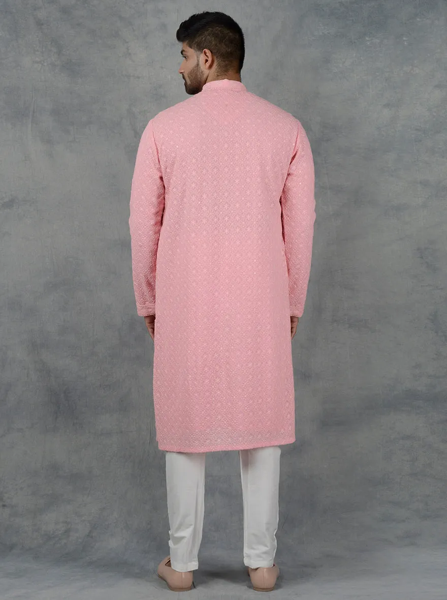 Pink Kurta Set | Siddhesh Chauhan