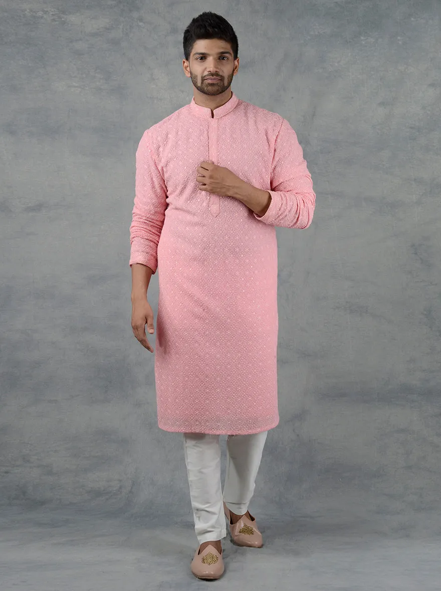 Pink Kurta Set | Siddhesh Chauhan