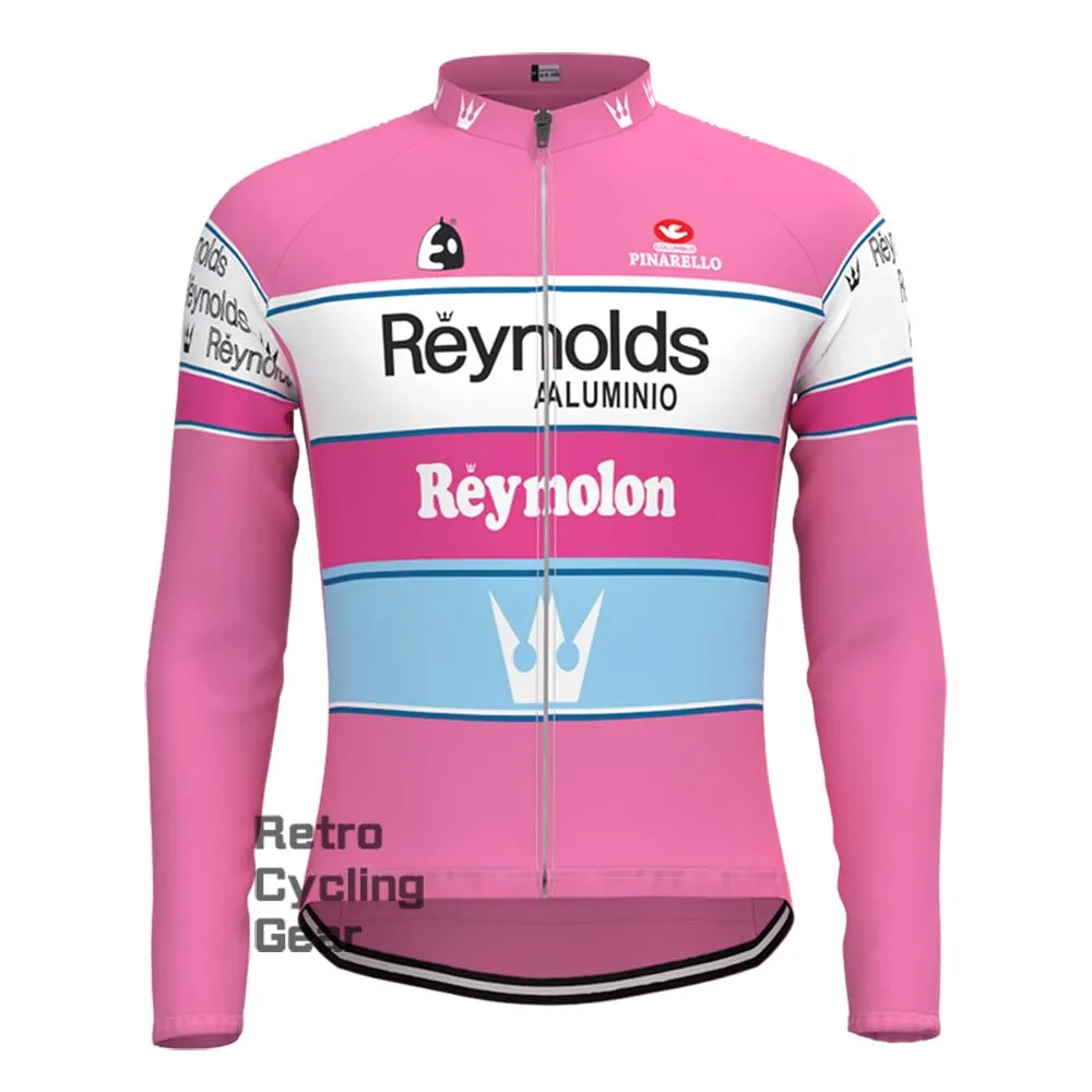 Pink Reynolds Retro Short Sleeve Cycling Kits