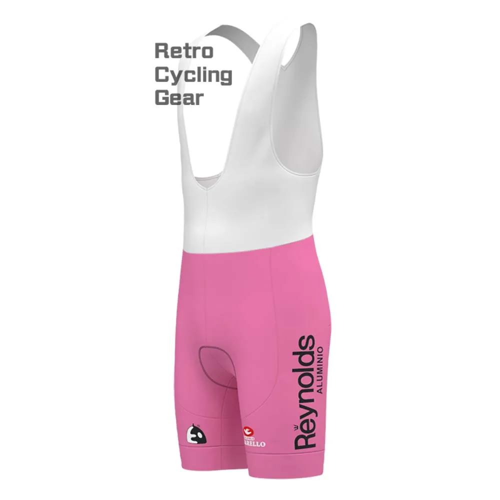 Pink Reynolds Retro Short Sleeve Cycling Kits