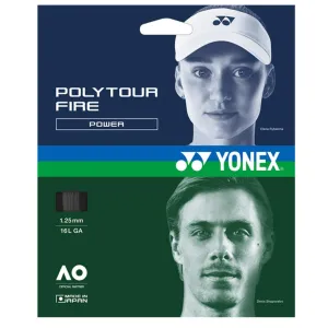 Polytour Fire 125 Tennis String Black