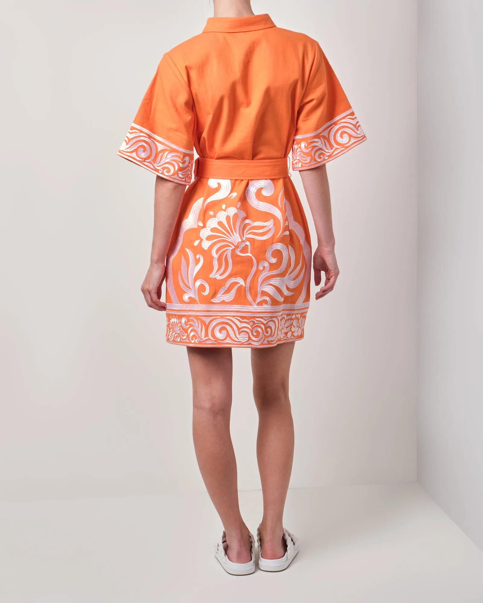 Portofino Dress - Tangerine