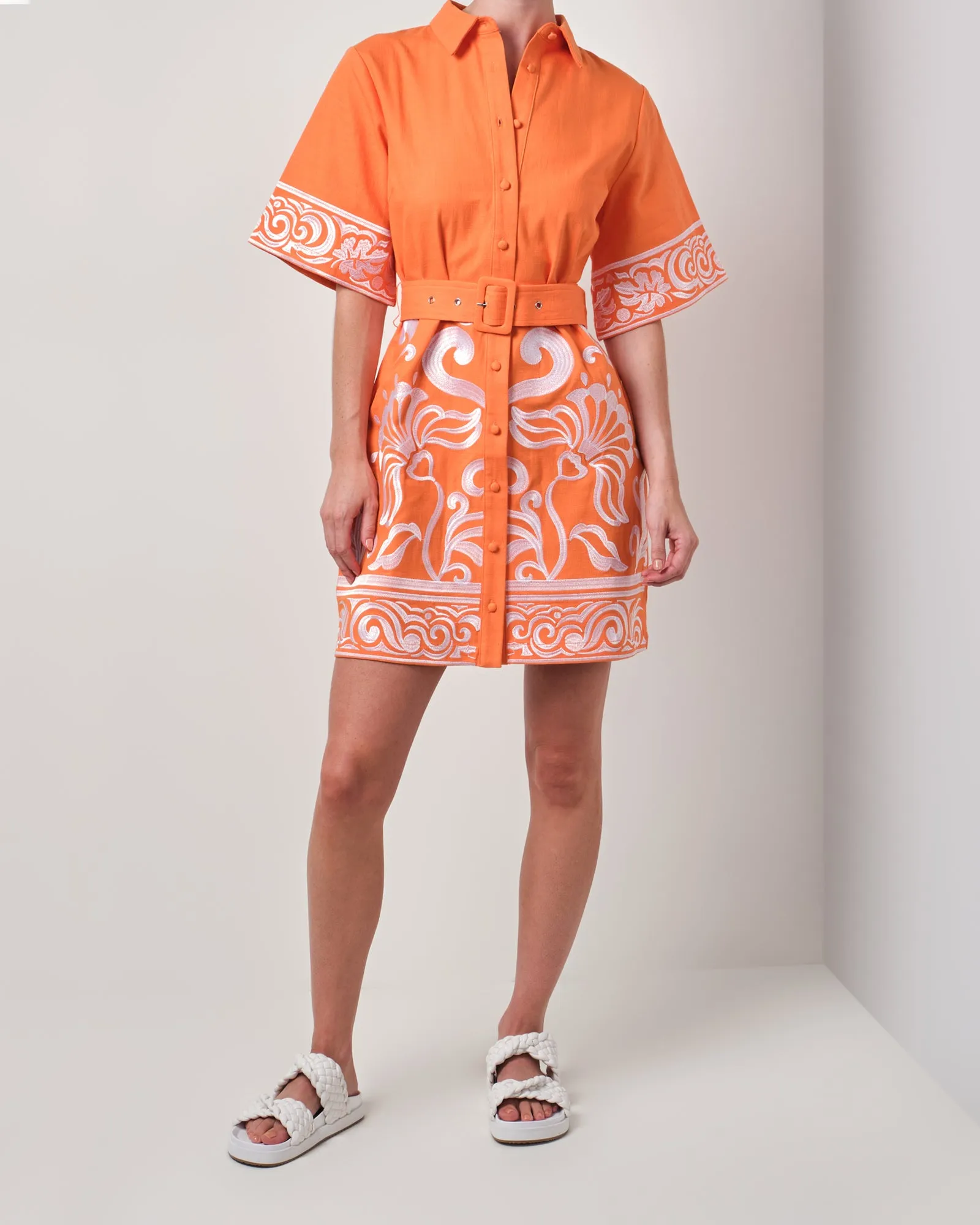 Portofino Dress - Tangerine