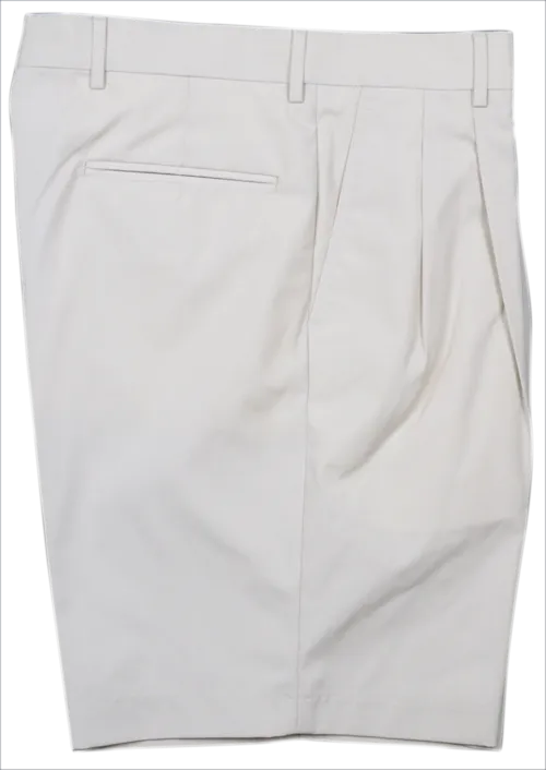 Prime Poplin 9" Short<br>Pleated<br>Long Rise