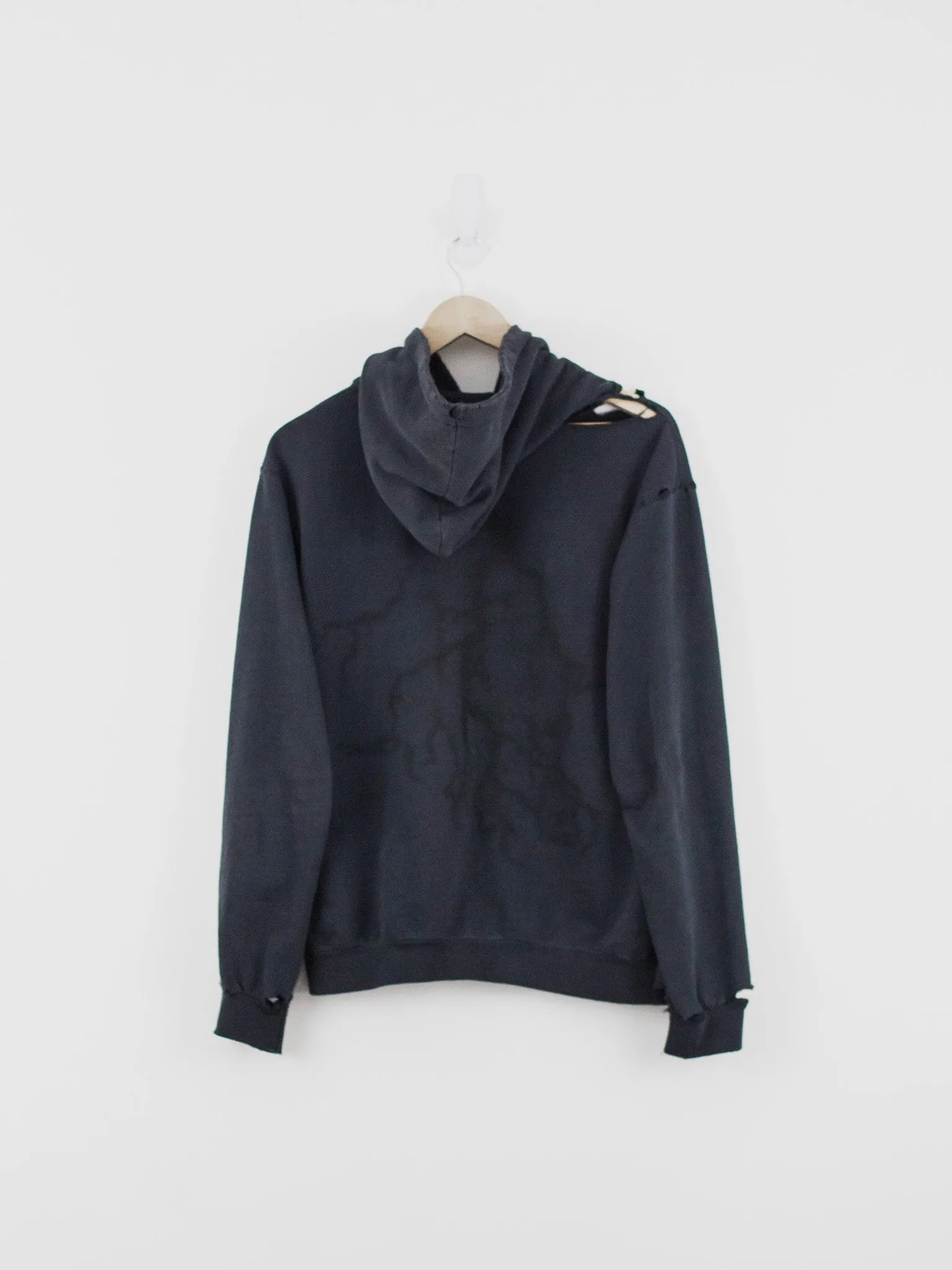 Raf Simons AW02 Destroyed Hoodie