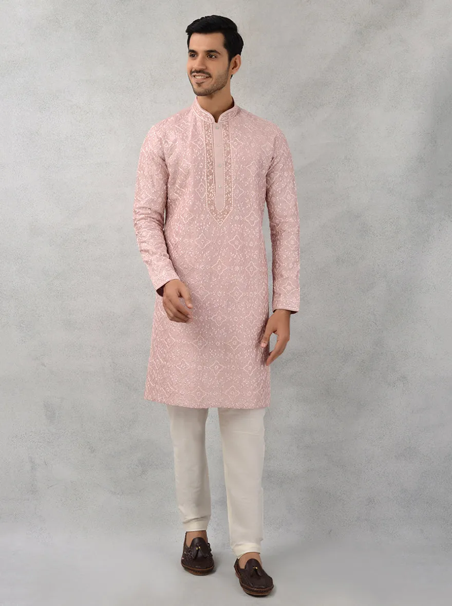 Rose Pink Kurta Pajama | TULA