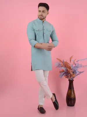 Sea Green Kurta Pajama | JadeBlue