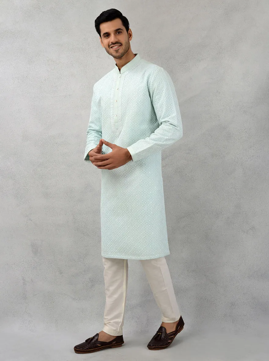 Sea Green Kurta Pajama | TULA