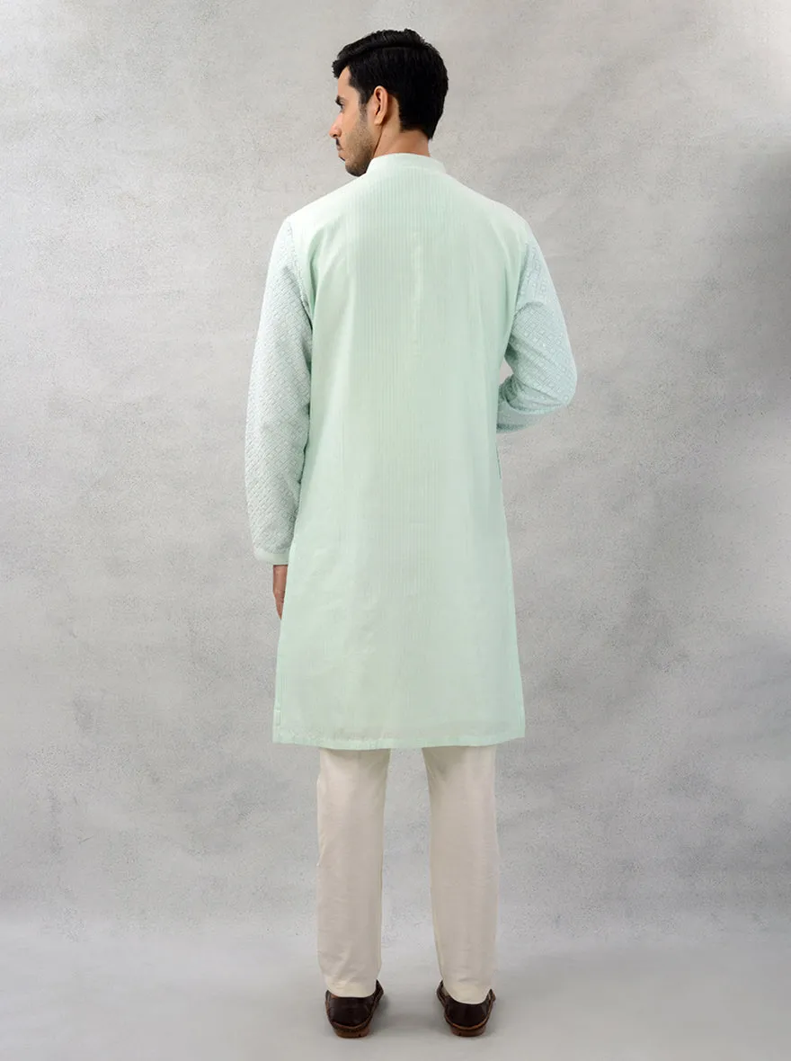 Sea Green Kurta Pajama | TULA