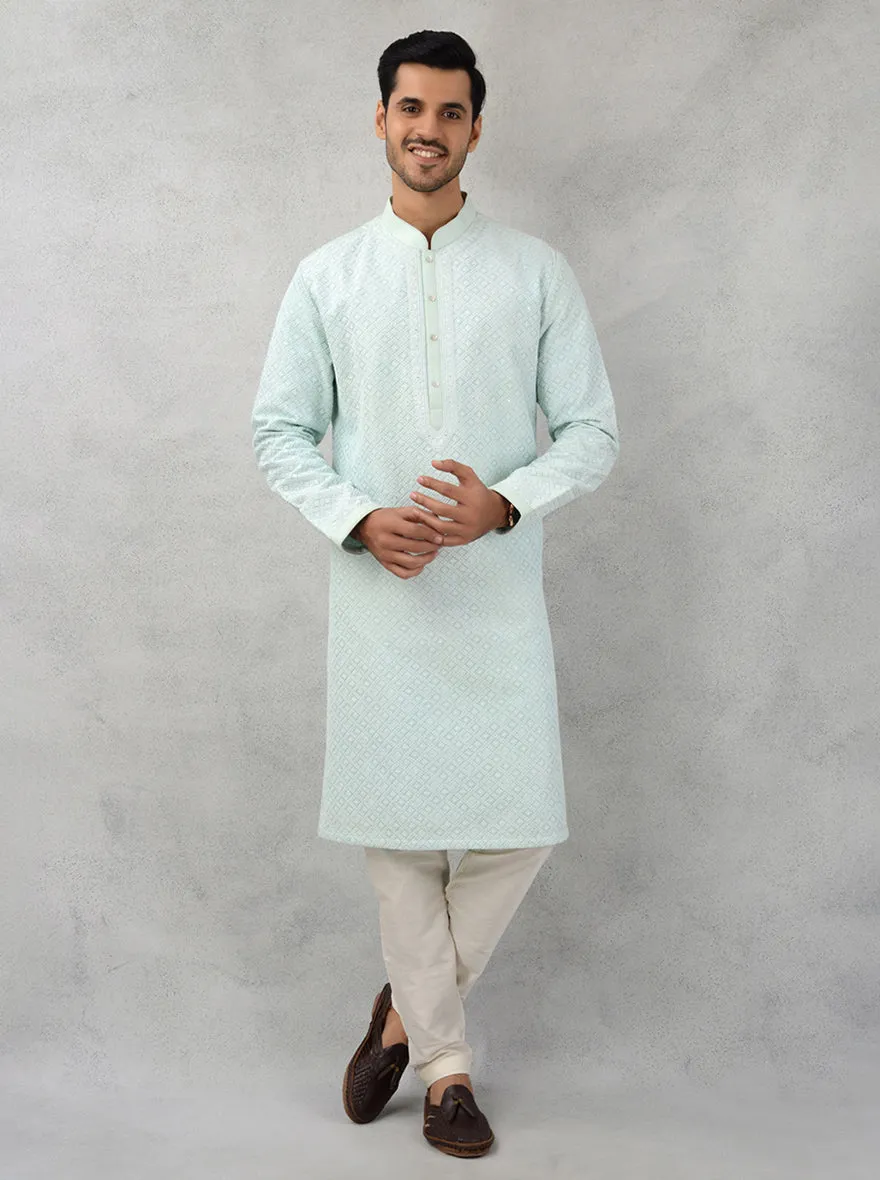 Sea Green Kurta Pajama | TULA