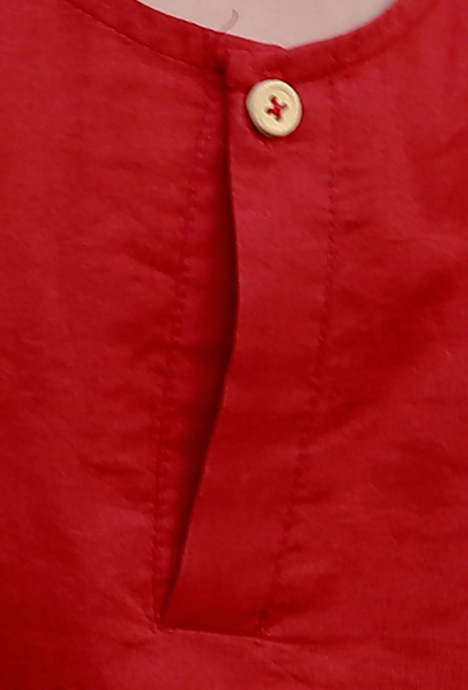 Set Of 2: Dennis Red Kurta And Red Pyjama