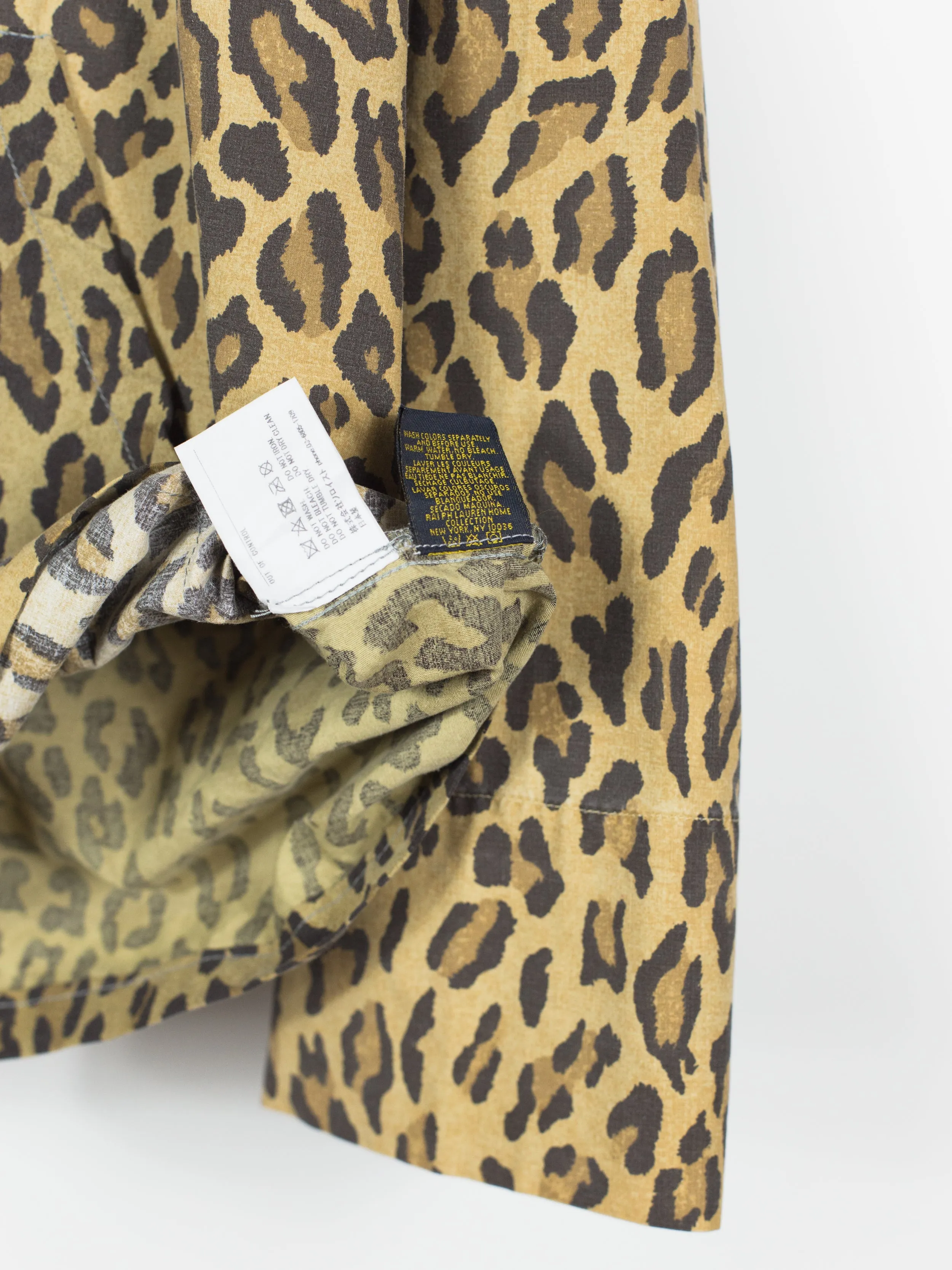 Takahiromiyashita The Soloist Remake Leopard Baja Hoodie