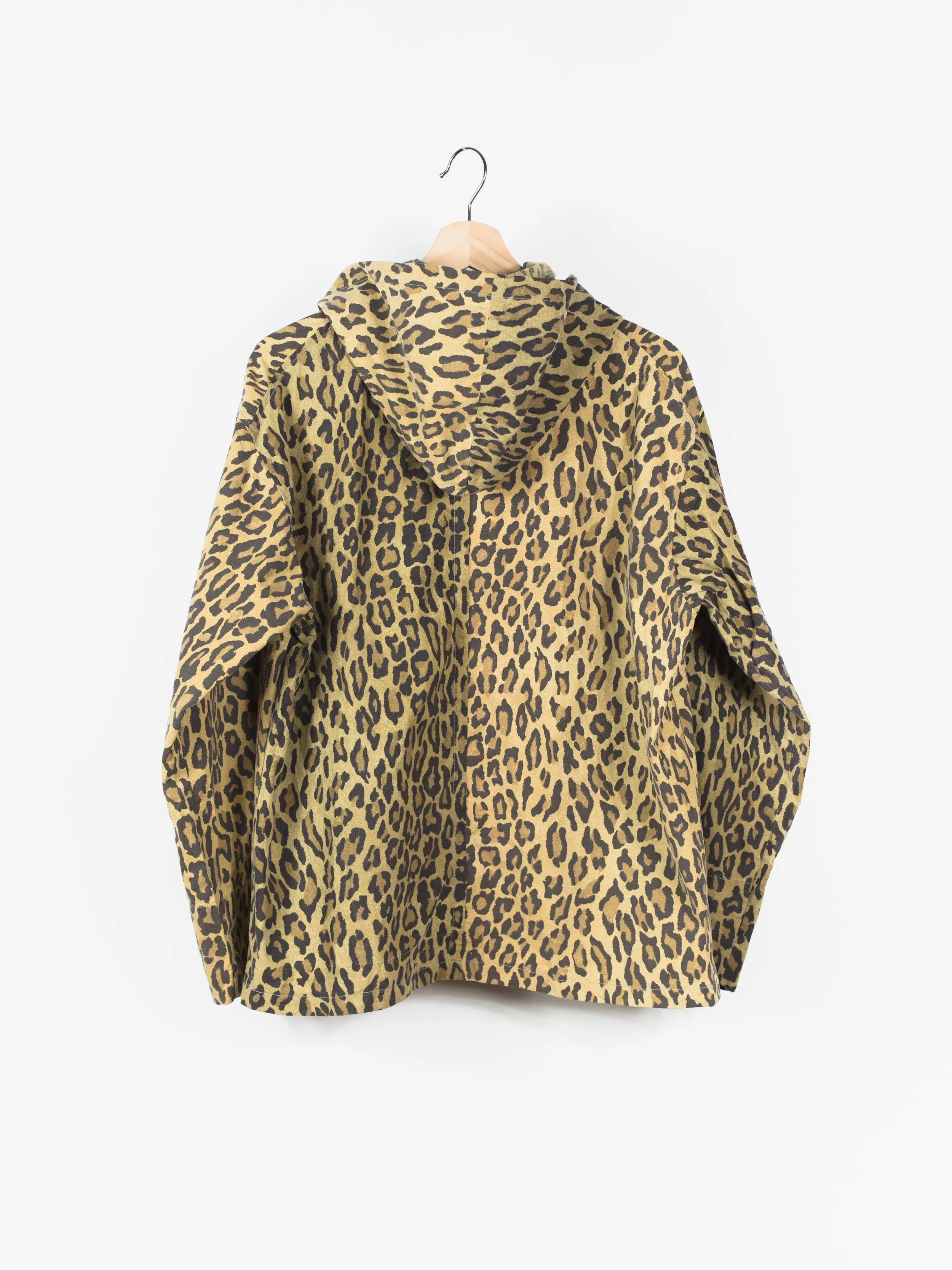 Takahiromiyashita The Soloist Remake Leopard Baja Hoodie