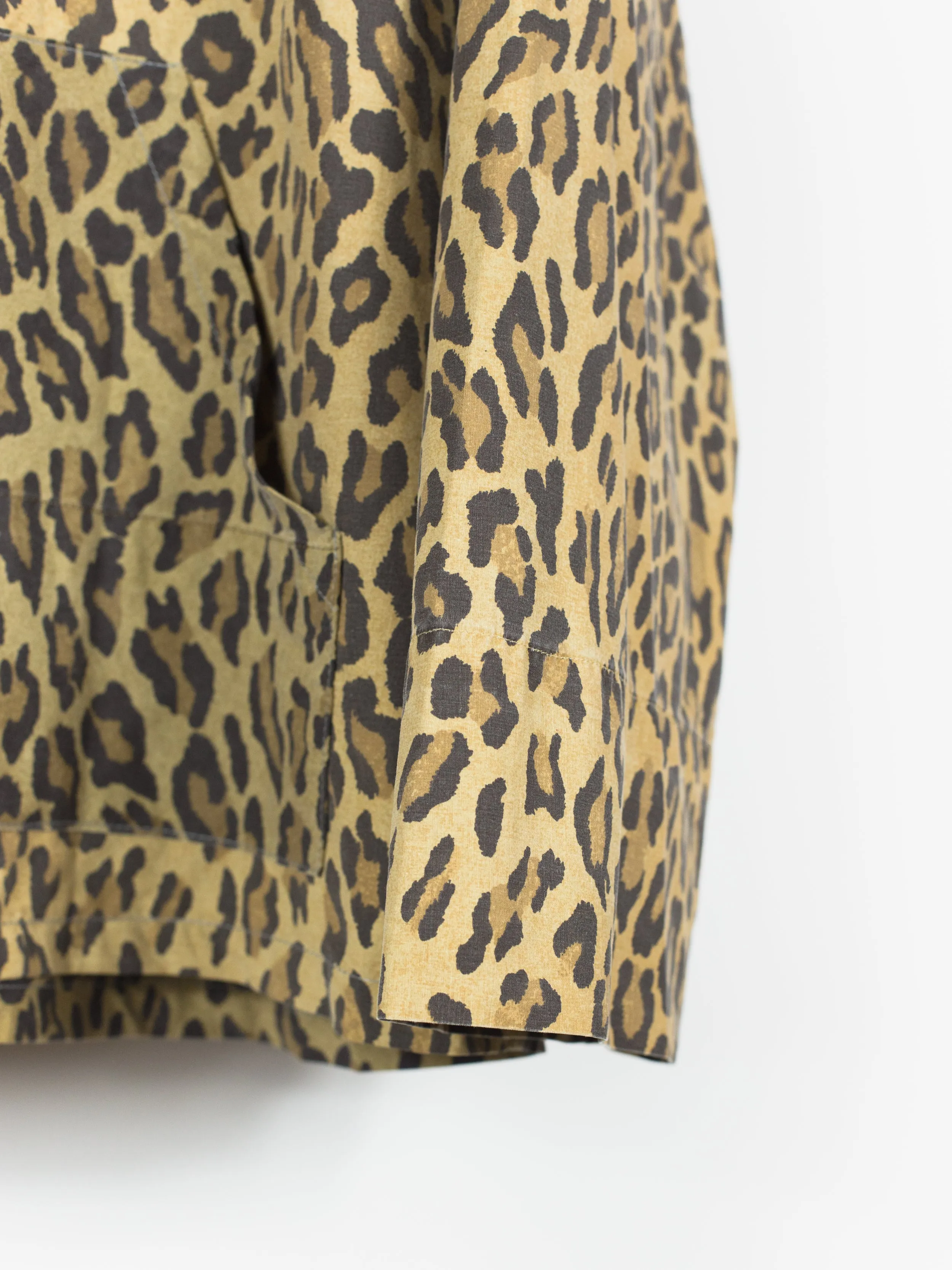 Takahiromiyashita The Soloist Remake Leopard Baja Hoodie