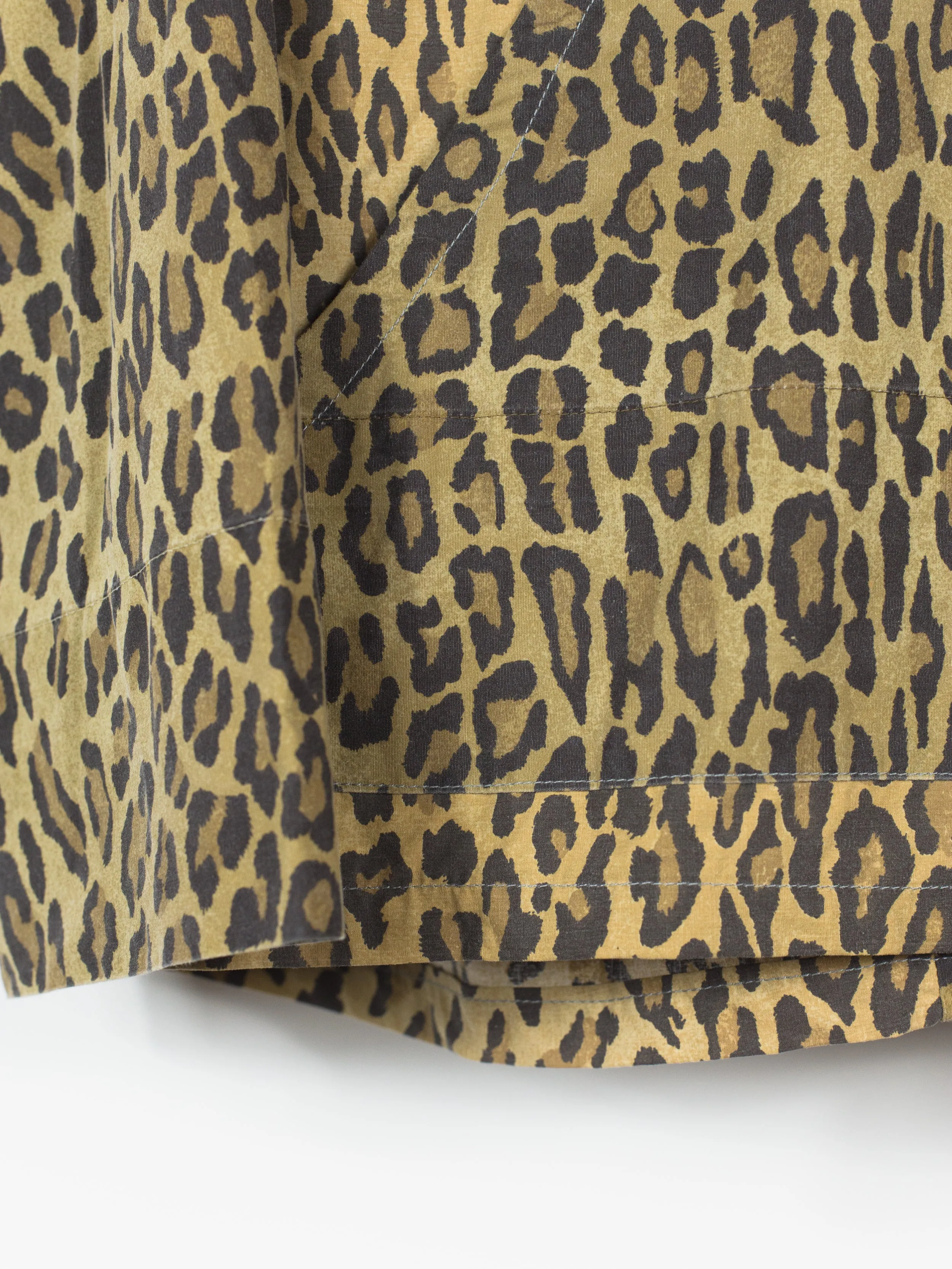 Takahiromiyashita The Soloist Remake Leopard Baja Hoodie