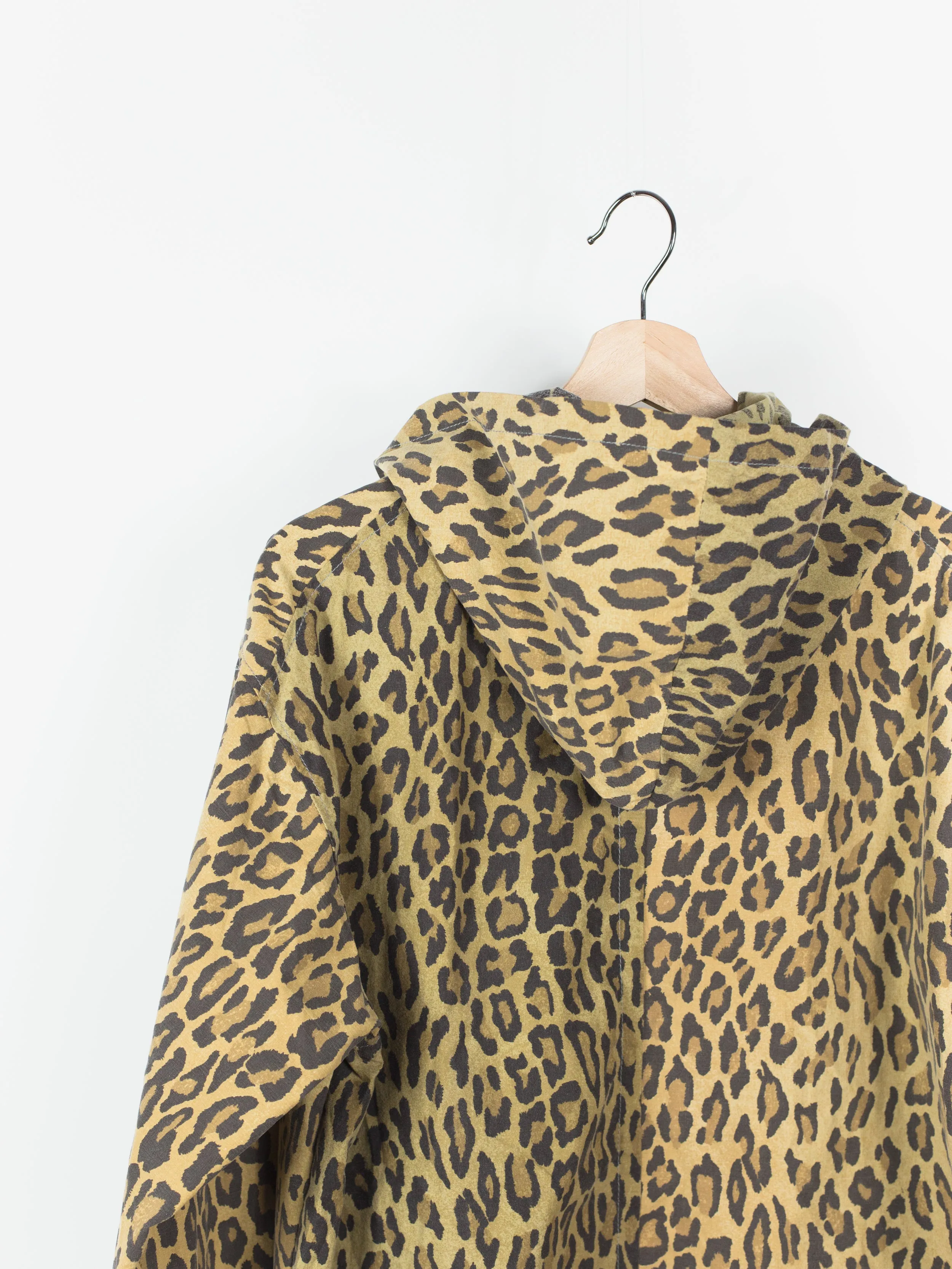 Takahiromiyashita The Soloist Remake Leopard Baja Hoodie