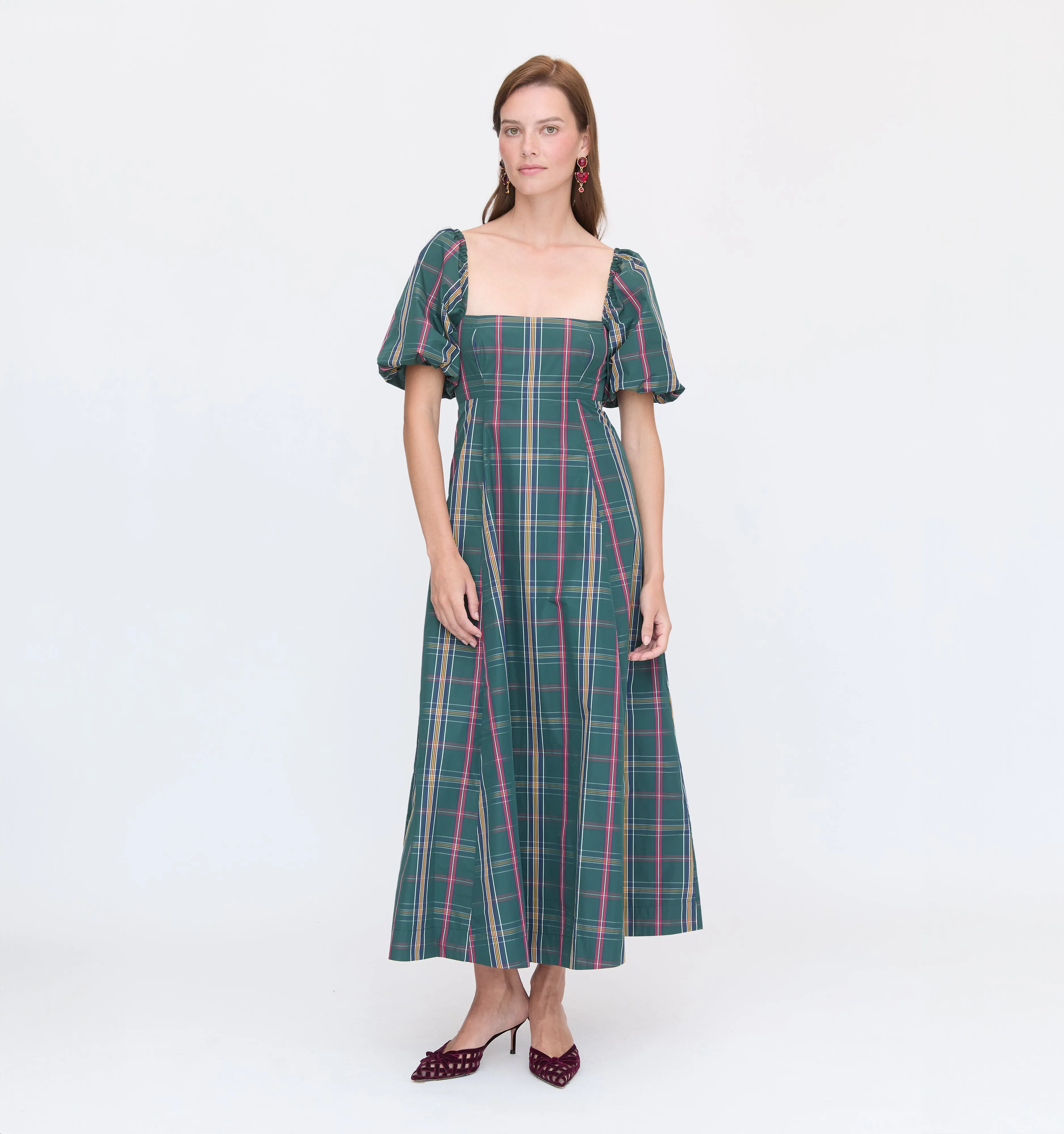 The Matilda Dress - Juniper Tartan