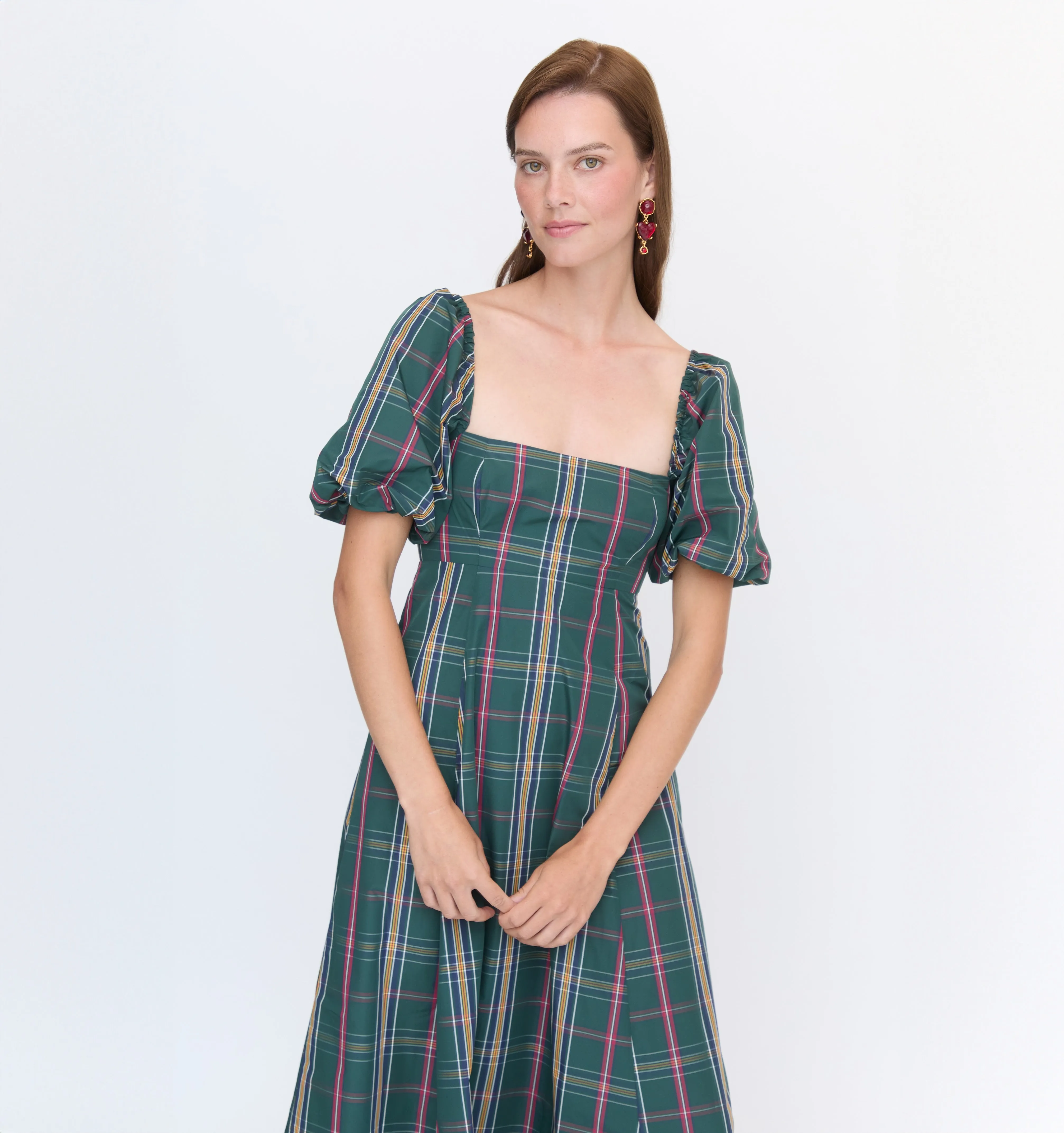 The Matilda Dress - Juniper Tartan