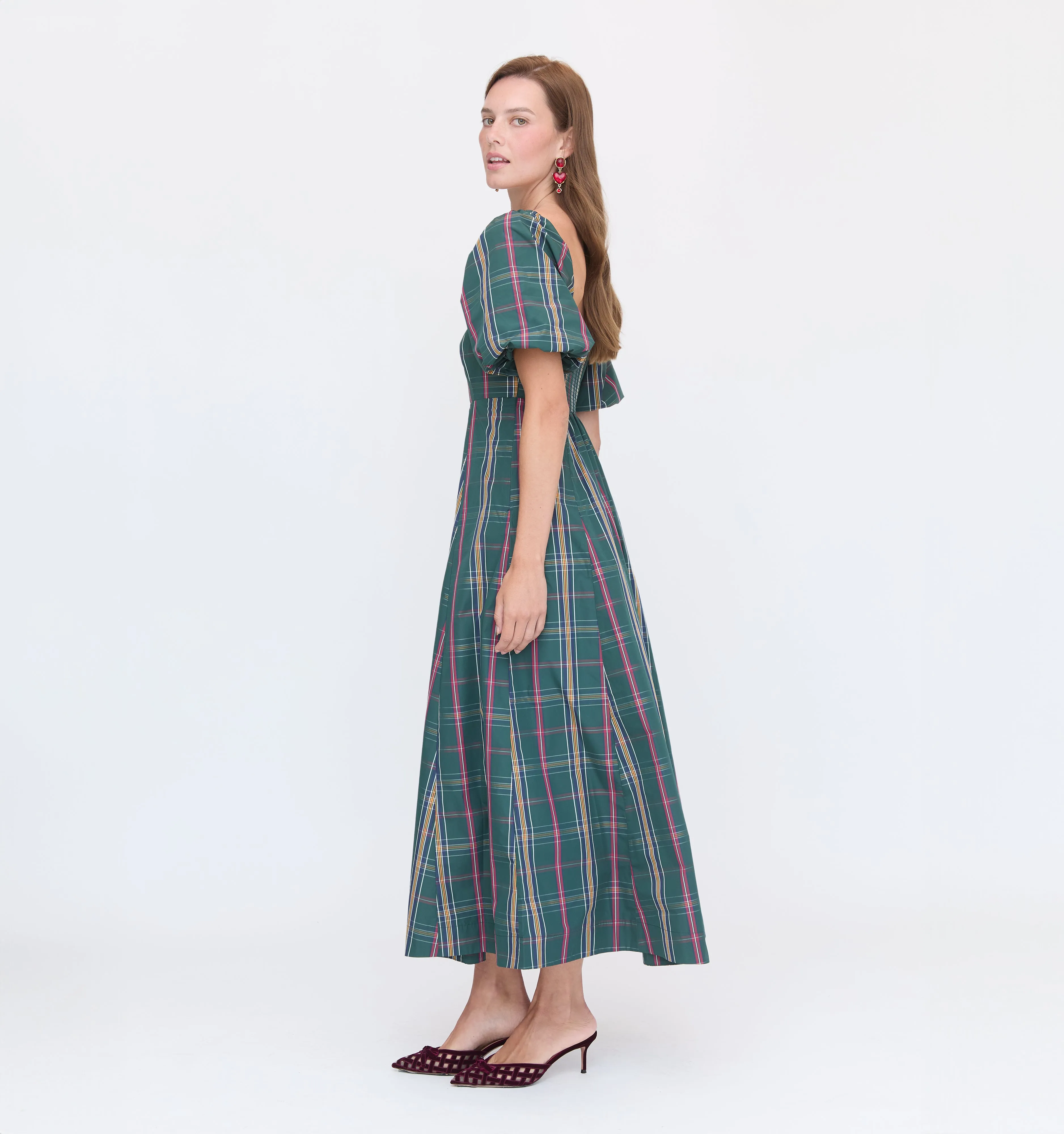 The Matilda Dress - Juniper Tartan