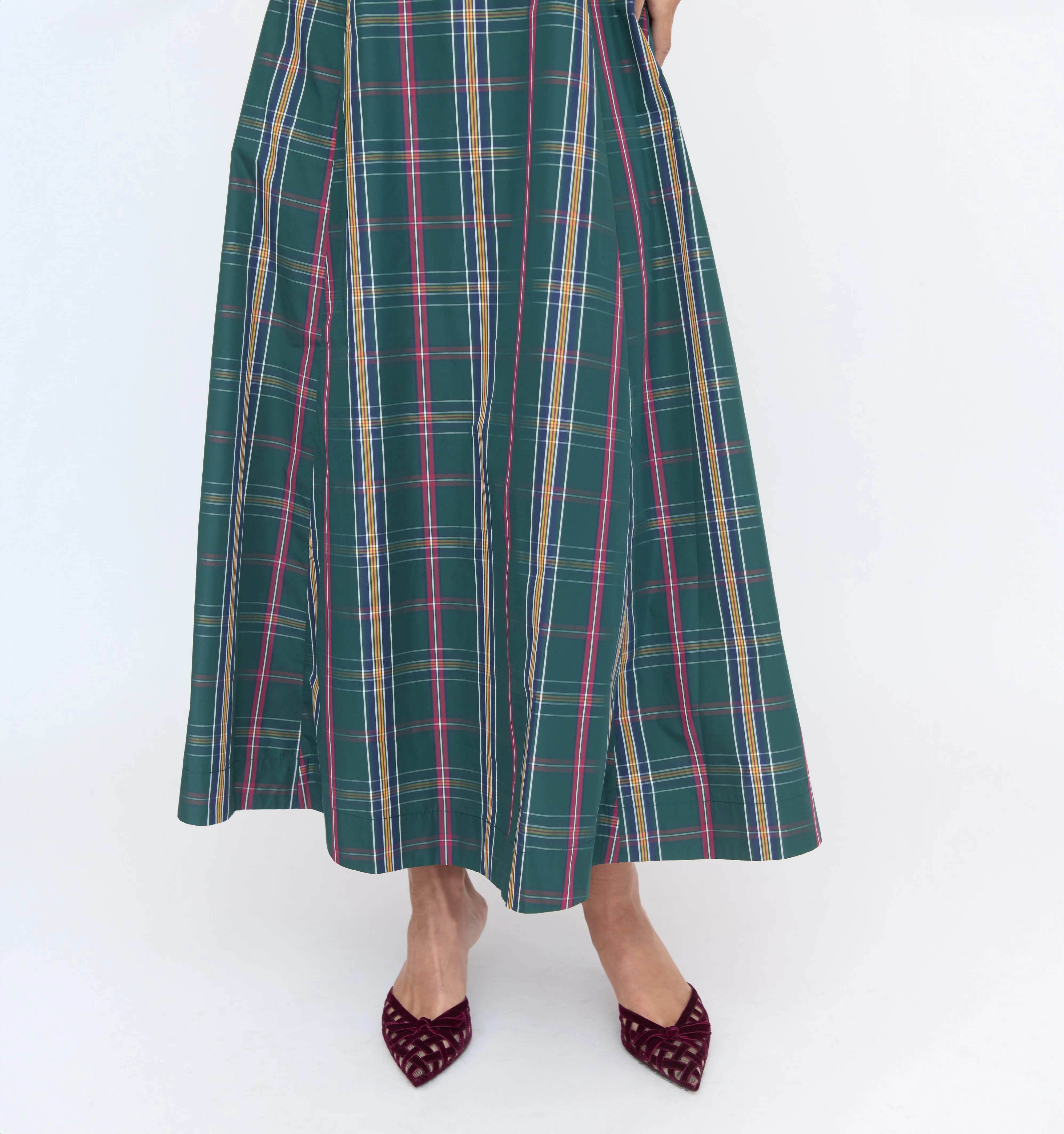 The Matilda Dress - Juniper Tartan