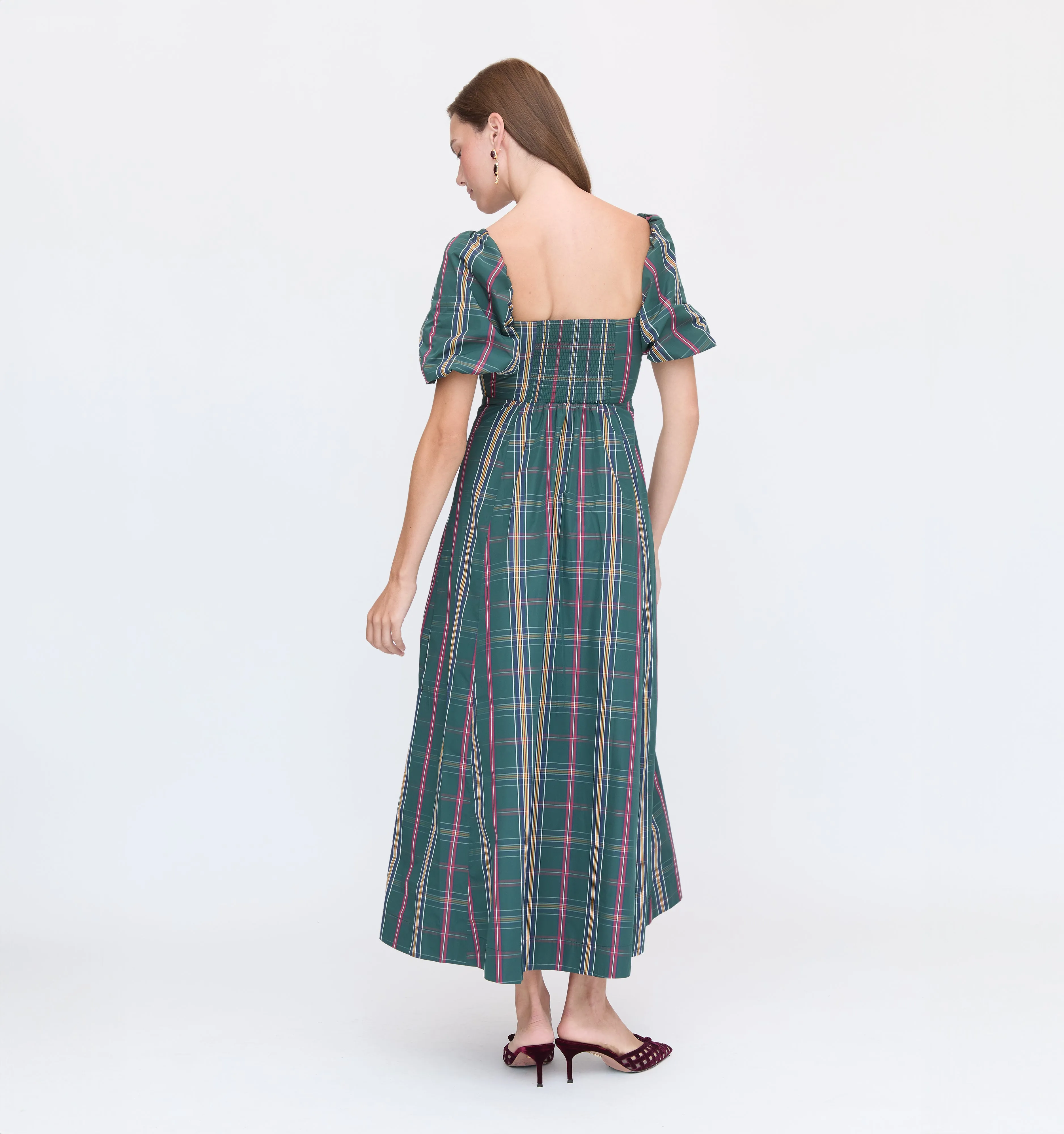 The Matilda Dress - Juniper Tartan