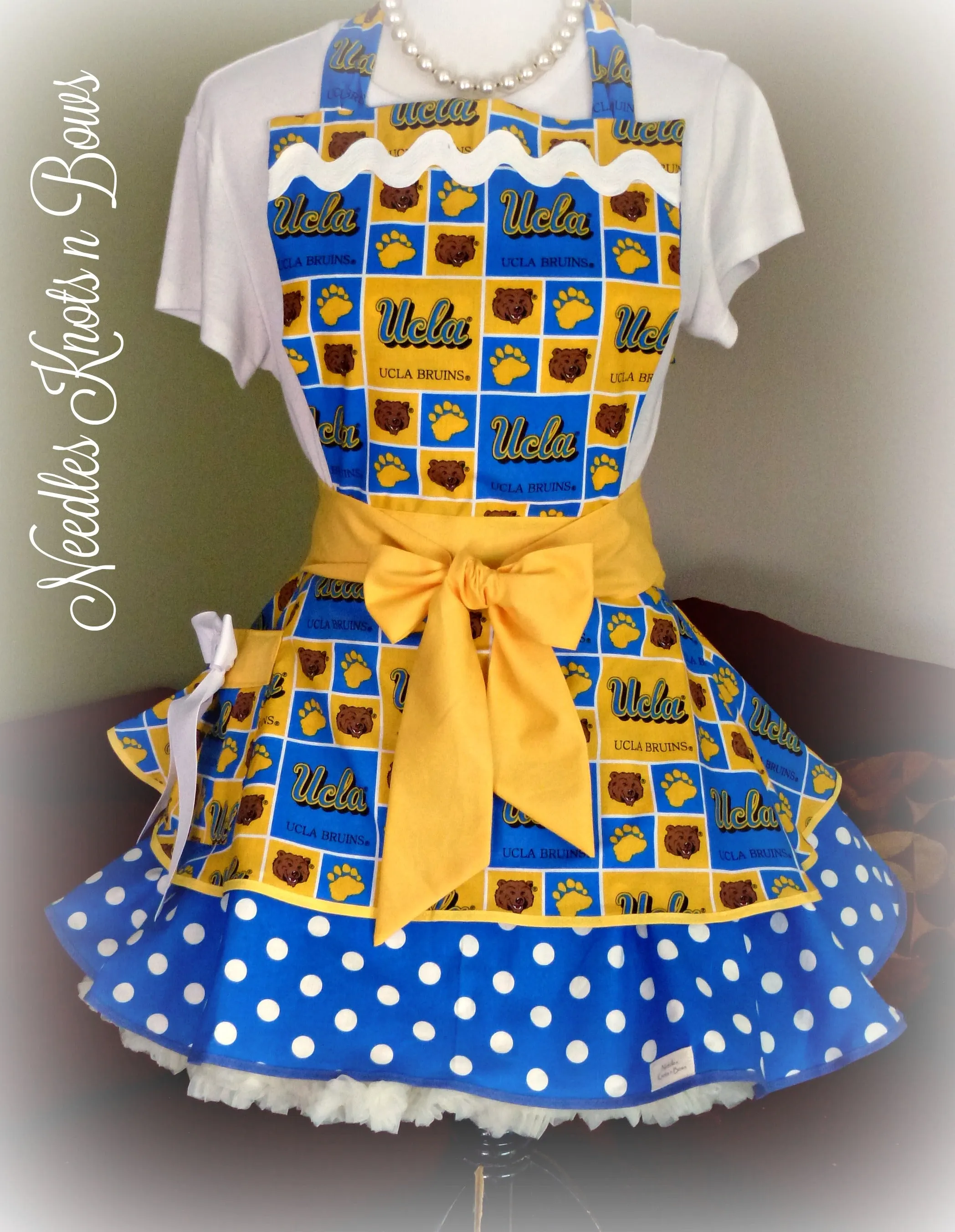 UCLA Bruins Apron, Women's Flirty College Apron, Aprons