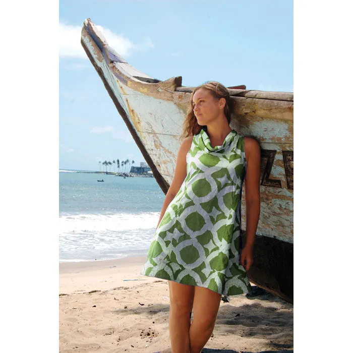 Womens Eli Dress Olive Fisheye Global Mamas Womens