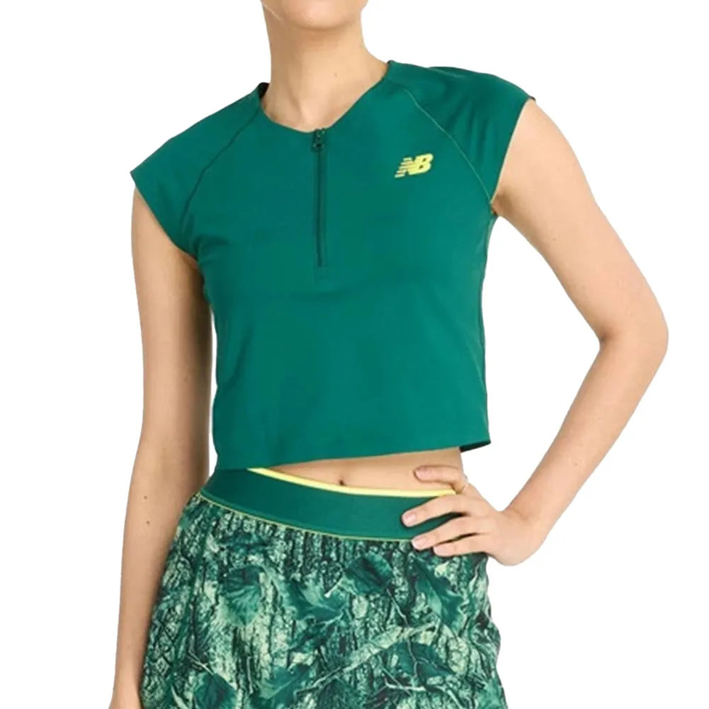 Women`s Tournament Cap Tennis Top Marsh Green