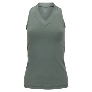 Women's UV Colors Racerback Tennis Tank Army